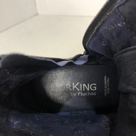 DORKING by Fluchos Agata Red Leather Ankle Booties Size 38 (7.5) - Picture 14 of 14